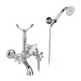 Настенный смеситель для ванны Nicolazzi с душем и переключателем, хром (1402CR18) - миниатюра фото 1