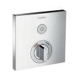 Встраиваемый смеситель для душа Hansgrohe ShowerSelect с кнопкой включения/выключения, хром (15767000) - миниатюра фото 1
