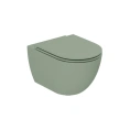 Подвесной унитаз AZZURRA COMODA безободковый с креплением, цвет Verde Natura (CMVCSPE00000NA) - миниатюра фото 1