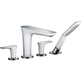 Смеситель Hansgrohe PuraVida 15446000 – для установки на борт ванны - миниатюра фото 1