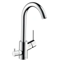 Смеситель для кухни Hansgrohe Talis M52 с поворотным изливом и однорычажным управлением, хром (14875000) - миниатюра фото 1