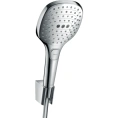 Душевая система Hansgrohe Raindance Select E 120: 3 режима, держатель, шланг 1.6 м, хром (26720000) - миниатюра фото 1