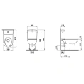 Бачок для унитаза Laufen Pro 8.2495.5/8/9, 6/3 л, нижняя подводка слева, белый (8.2695.3.000.873.1) - миниатюра фото 2