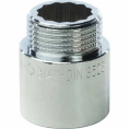 Удлинитель STOUT латунный 3/4 x 25 хромированный - миниатюра фото 2