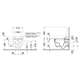 Унитаз подвесной Duravit ME by Starck 222859 с крышкой биде - миниатюра фото 7
