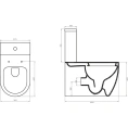 Унитаз-компакт BelBagno Marino безободковый - миниатюра фото 6