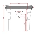 Ножки для консоли Artceram HERMITAGE (комплект 2 шт.) — белоснежные (HEC003 01 00/ EE15 bi) - миниатюра фото 2