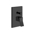 Встраиваемый однорычажный смеситель для душа Gessi Rettangolo K с переключателем (черный) (53079#299) - миниатюра фото 1