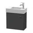 Подвесная тумба Duravit Brioso 484х239х442 мм, графит матовый, с дверцей (петли справа) (BR4051R4949) - миниатюра фото 1