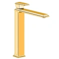 Смеситель Gessi Eleganza для раковины: Высокий золотой изысканный дизайн (46004#080) - миниатюра фото 1