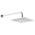GESSI Rilievo Шарнирная душевая головка для настенного монтажа 250x250 мм, хром (59158#031) - миниатюра фото 1