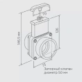 Шиберная задвижка Vanne DN 50 - миниатюра фото 3