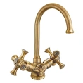 Смеситель для кухни Zorg Antic A 6004K-BR с покрытием хром и бронза - миниатюра фото 1