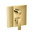 Встраиваемый смеситель для ванны AX Edge с защитой EN1717 в цвете полированное золото (46450990) - миниатюра фото 1