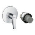 Встраиваемый смеситель для душа Hansgrohe Logis E с внешней и внутренней частями, хром (71608000) - миниатюра фото 1