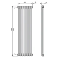 Радиатор стальной трубчатый Arbonia 2180/08 N12 3/4 с боковым подключением - миниатюра фото 3