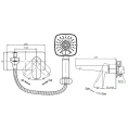 Элегантный смеситель Cezares Grace C VD2 01 с интегрированной внутренней частью - миниатюра фото 2