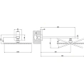 Настенный верхний душ Gessi Rettangolo 300x300 мм, хром (15185#031) - миниатюра фото 2