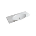 Раковина Artceram WASHBASINS SWING накладная-подвесная 120х47 5 см с 1 отв под смесительитель со слив переливом цвет белый - миниатюра фото 1