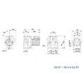 Циркуляционный насос Grundfos UPS 65-120 F, 96402280 - миниатюра фото 2