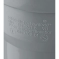 Крестовина канализационная HTED 110х110х110 67° двухплоскостная Ostendorf - миниатюра фото 3