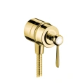 Шланговое подсоединение AX Montreux Fixfit Stop с рычажной фиксацией в цвете полированное золото (16883990) - миниатюра фото 1