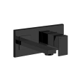 Gessi Rettangolo: Встраиваемый смеситель с регулируемым изливом в элегантном черном цвете (44834#299) - миниатюра фото 1