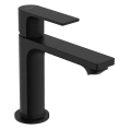 Смеситель для раковины Hansgrohe Rebris E 110, матовый черный, с донным клапаном (72557670) - миниатюра фото 1