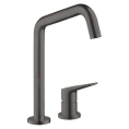 Стильный кухонный смеситель AX Citterio M в матовом черном хроме (34820340) - миниатюра фото 1