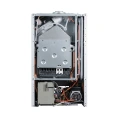 Настенный газовый котел MIZUDO MAESTRO GEM M24Т c шиной OpenTherm стеклянная панель голубая - миниатюра фото 5