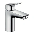 Смеситель для раковины Hansgrohe Logis с донным клапаном Push-Open, хром (71107000) - миниатюра фото 1