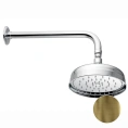 Верхний душ Nicolazzi 20 см в бронзовом цвете (5702BZ20) - миниатюра фото 1