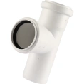 Тройник канализационный Raupiano Plus 50/50х87° REHAU (РЕХАУ - 11212541001) - миниатюра фото 3