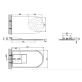 GESSI Tremillimetri Настенная душевая система 300x550 мм в цвете Steel Brushed (33071#239) - миниатюра фото 2