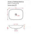 Раковина Artceram LA FONTANA накладная 55х40см без отв под смесительитель вкл крепеж цвет белый - миниатюра фото 2