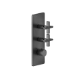 Термостатический смеситель GESSI INCOSO для 2 источников, цвет Nero XL (58224#299) - миниатюра фото 1