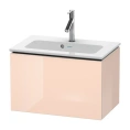 База под раковину Duravit L-Cube 400x620x391 с выдвижным ящиком, цвет абрикосовый жемчуг глянцевый (LC615601010) - миниатюра фото 1