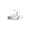 Подвесная тумба Duravit D-Neo: компактность и стиль в цвете Black Oak (DE493801616) - миниатюра фото 2