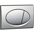 Кнопка смыва для унитаза AlcaPlast ALCA M72 матовый хром - миниатюра фото 1