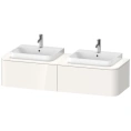 Подвесная тумба Duravit Happy D.2 Plus, 1600 мм, 2 ящика, белый глянец (HP4936B2222) - миниатюра фото 1