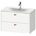 Тумба подвесная Duravit Brioso 234483 White High Gloss, 2 ящика, 555x820x479 мм (BR431202222) - миниатюра фото 1
