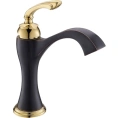Смеситель для раковины Timo Unari 7501/04F черный антик - миниатюра фото 1