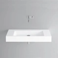 Раковина BETTEAqua подвесная 100х49 5х125 cм без отв под смесительитель без перелива с крепежом цвет белый - миниатюра фото 1