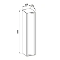 Подвесная колонна Laufen New Classic 330х330х1600 мм, белая глянцевая (4.0606.2.085.631.1) - миниатюра фото 2