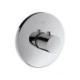 Встраиваемый термостат для душа AX Uno однопоточный, хром (38715000) - миниатюра фото 1