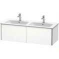 База под раковину Duravit XSquare 1280 мм с двумя выдвижными ящиками, белая матовая (XS407501818) - миниатюра фото 1