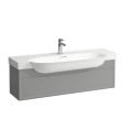 Подвесная тумба Laufen New Classic 1180 мм с ящиком, серый цвет (4.0605.1.085.627.1) - миниатюра фото 1