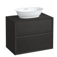 Подвесная тумба Laufen New Classic 1180 мм с ящиком, цвет черный дуб (4.0602.1.085.628.1) - миниатюра фото 1