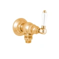 Запорный вентиль для стиральной машины Nicolazzi 3/4 внутренняя резьба, золото (1447GB78) - миниатюра фото 1