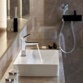 Смеситель Hansgrohe Metropol для ванной: комплект для душа и раковины с донным клапаном Push-Open - миниатюра фото 6